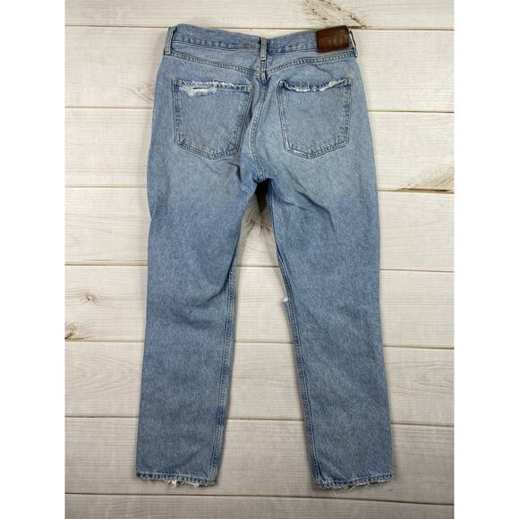 Citizens of Humanity Jeans Charlotte Womens Sz 29 Button Fly Distressed Denim - Picture 12 of 13
